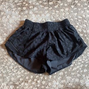 Lululemon cheetah print athletic shorts